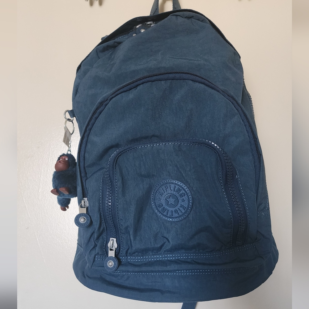 Kipling Harper Backpack - Night Teal Tonal